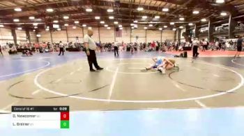 145 lbs Consi Of 16 #1 - Luke Greiner, NY vs Dallin Newcomer, NC