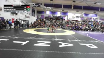 Girls 122 lbs Cons. Round 1 - Regan Troberg, Red Bluff Girls vs Nalah Ackley, Lassen Girls