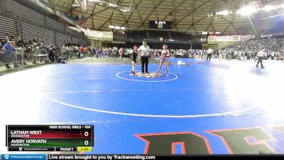 100 lbs Round 1 - Latham West, Washington vs Avery Horvath, Washington