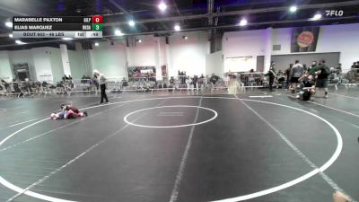 46 lbs Quarterfinal - Marabelle Paxton, Gilpin vs Elias Marquez, Rkda
