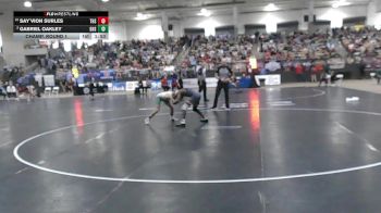 A 120 lbs Champ. Round 1 - Say`vion Surles, Tullahoma High School vs Gabriel Oakley, Greeneville High School