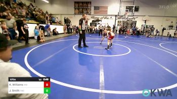 67 lbs Consi Of 4 - Katie Bell Williams, Vinita Kids Wrestling vs Jackson Smith, Tahlequah Wrestling Club