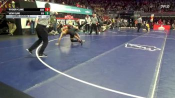 1A-150 lbs Cons. Round 5 - Levi Else, Ridge View vs Ryder Cline, AC/GC