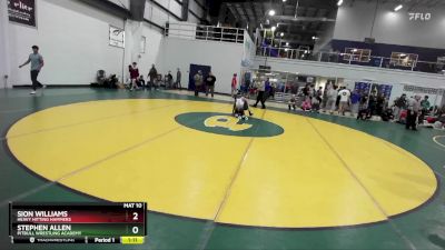 103 lbs Round 1 - Stephen Allen, Pitbull Wrestling Academy vs Sion Williams, Heavy Hitting Hammers