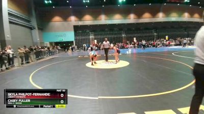 126 lbs Quarterfinal - Skyla Philpot-Fernandez, Liberty Patriots vs Casey Fuller, Will C. Wood