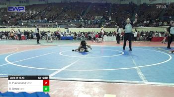 80 lbs Consi Of 16 #2 - Gabe Punnnoose, Westmoore Wresting vs Brayden Otero, Catoosa Youth Wrestling