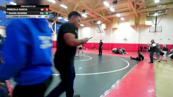 120 lbs Cons. Round 3 - Priscilla Garcia, Imperial vs Saana Sharma, Foundations For The Future Charter Academy