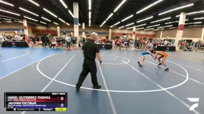 87 lbs Round 2 - Angel Gutierrez-Thomas, Katy Area Wrestling Club vs Javonni Escobar, Gracie Barra Westchase Wrestling Club