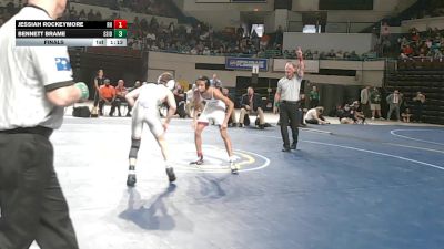 106 lbs Final - Jessiah Rockeymore, Rock Hill vs Bennett Brame, Eastside