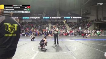 105 lbs Champ. Round 1 - Brayleigh Johnson, Maize vs Leah Behnk, Power House Youth Wrestling Club