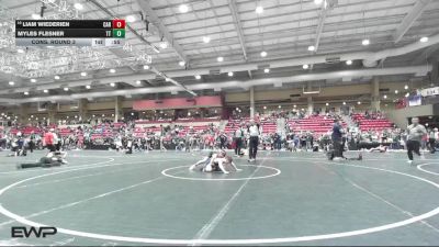 76 lbs Cons. Round 3 - Myles Flesner, Team Tulsa vs Liam Wiederien, Carroll