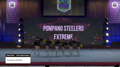 Pompano Steelers [2022 Mitey Mite Pom Performance] 2022 Pop Warner National Cheer & Dance Championship