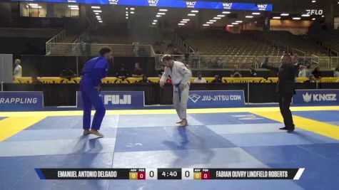 Fabian Ouvry Lindfield Roberts vs Emanuel Antonio Delgado 2025 Pan Jiu Jitsu IBJJF Championship