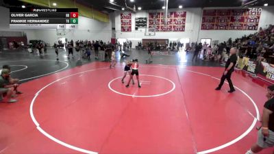 81-87 lbs Round 3 - Oliver Garcia, Riverside Rascals vs Frankie Hernandez, TOTAL KAOS