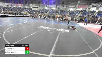 73 lbs Consi Of 8 #1 - Jocelynn Lozano, Valley Bad Boys vs Ethan Swanson, Mountain Grapplers WC