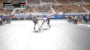 140-D1 Quarterfinal - Maximus Bode, Sandra Day O`Connor High School vs Gavin Handy, Desert Ridge High School