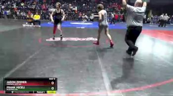 135 lbs Cons. Round 5 - Frank Miceli, Mustang WC vs Jadon Zimmer, Lincoln-Way WC