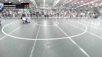 132 lbs Round Of 64 - Brian Montanez, RI vs Tyler Khoundet, UT