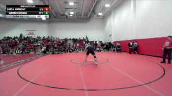 157 lbs Cons. Round 3 - Aidyn Wilemon, Mountain Vista vs Orion Anthony, Lutheran