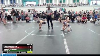 52 lbs Round 6 (8 Team) - Brantley Prine, Icon WC vs Carter Pollock, U2 Upstate Uprising Gold
