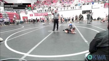 52-55 lbs Rr Rnd 2 - Obadiah Boyd, Harrah Little League Wrestling vs Brock Severns, El Reno Wrestling Club