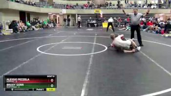 145 lbs Semis & 1st Wrestleback (8 Team) - Alessio Pezzela, Huntley vs Brody Gorr, Northfield