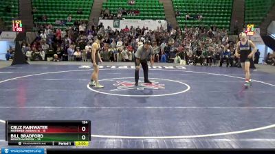 134 lbs Finals (2 Team) - Cruz Rainwater, Mortimer Jordan HS vs BILL BRADFORD, Mountain Brook