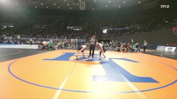 4A Boys 126 lbs Champ. Round 1 - Jesse Landtroop, Sweet Home Boys vs Ryder Svela, Estacada Boys