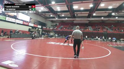 157 lbs Cons. Semi - RJ Weston, Northern Iowa vs David Gleason, Missouri