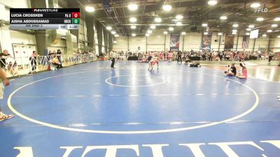 126 lbs Rr Rnd 3 - Lucia Crossken, PA DXI Elite vs Aisha Abdussamad, Orchard South Girls