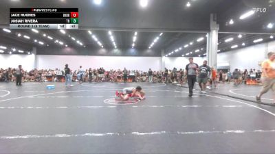 64 lbs Round 3 (8 Team) - Jace Hughes, Backyard Brawlers Red vs Josiah Rivera, Top Rank