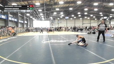 120 lbs Round Of 64 - Alexander Orellana, MA vs Benjamin Dziuban, NY