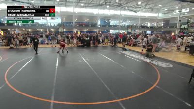 106 lbs Cons. Round 2 - Braxton Tammarine, Unattached vs Daniel Macatangay, Unattached