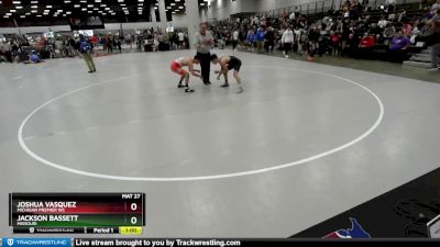 138 lbs Cons. Round 7 - Jackson Bassett, Missouri vs Joshua Vasquez, Michigan Premier WC