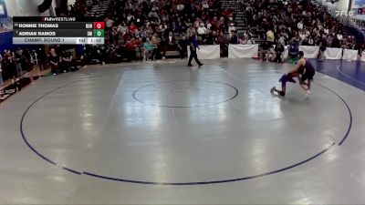 113 lbs Champ. Round 1 - Adrian Ramos, Sunrise Mtn vs Ronnie Thomas, Durango