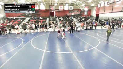 135-141 lbs Cons. Round 1 - Ayesis Cameron, Sumner County Wrestling Club vs Kaydence Gortat, Stallions Wrestling Club