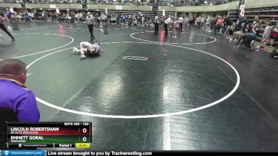 120 lbs Semifinal - Lincoln Robertshaw, DC Elite Wrestling vs Emmett Goral, Wisconsin