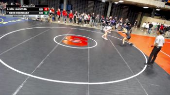 175 lbs Quarterfinal - Aiden Rodriguez, Unattached vs Justin Langford, Unattached