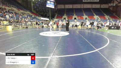 120 lbs Cons 16 #2 - Reid Yakes, FL vs Jamison Gregory, MI