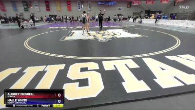 138 B Champ. Round 1 - Halle White, North Central (IL) vs Audrey Driskell, Eureka