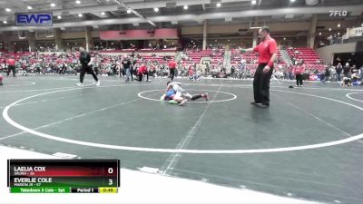 60 lbs Champ. Round 2 - Laelia Cox, Salina vs Everlie Cole, Marion Jr