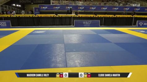 Madison Camille Riley vs Elodie Daniela Martin 2026 Pan Kids Jiu-Jitsu IBJJF Championship