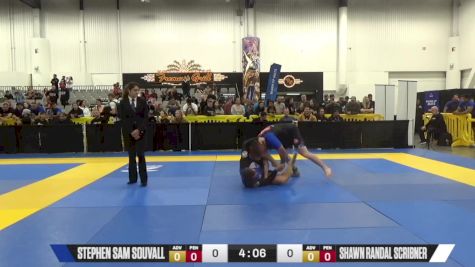 Shawn Randal Scribner vs Stephen Sam Souvall 2024 World IBJJF Jiu-Jitsu No-Gi Championship