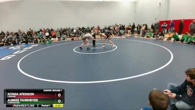 140 lbs Champ. Round 1 - Aiyana Atkinson, Laramie vs Aubree Fahrmeyer, Torrington