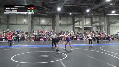 165 lbs Semifinal - Olyvia Besco, Wichita Wrestling Club vs Raella Ebanez, Topeka Blue Thunder