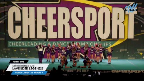North Florida Elite - Lavender Legends [2025 L2 Junior - D2 - Medium - A Day 2] 2025 CHEERSPORT National All Star Cheerleading Championship