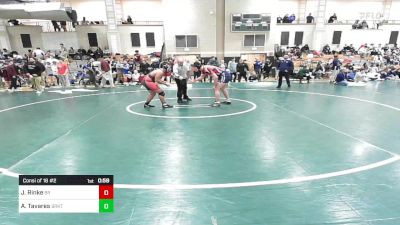 195 lbs Consi Of 16 #2 - Jackson Rinke, Bridgewater-Raynham vs Audilio Tavares, Brockton