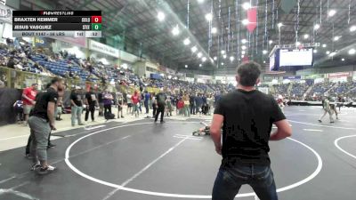 58 lbs Quarterfinal - Braxten Kemmer, Colorado Hammers vs Jesus Vasquez, Steel City Reloaded WC