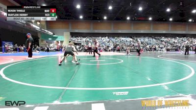 90 lbs Consi Of 8 #2 - Nixen Thiele, Mantanona TC vs Waylon Kerby, Patriot Wrestling Club