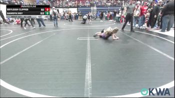 43 lbs Rr Rnd 2 - Bryleigh Clipper, Norman Grappling Club vs Dawsyn Ivey, Blue Devil Wrestling